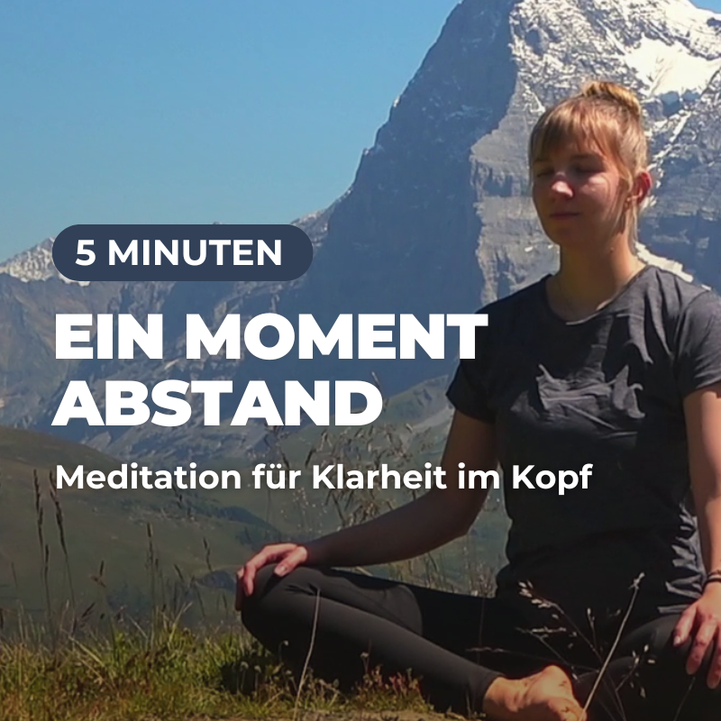 Video-Einheit von Office Relief: 5 Minuten Meditation für Klarheit im Kopf am Bergsee